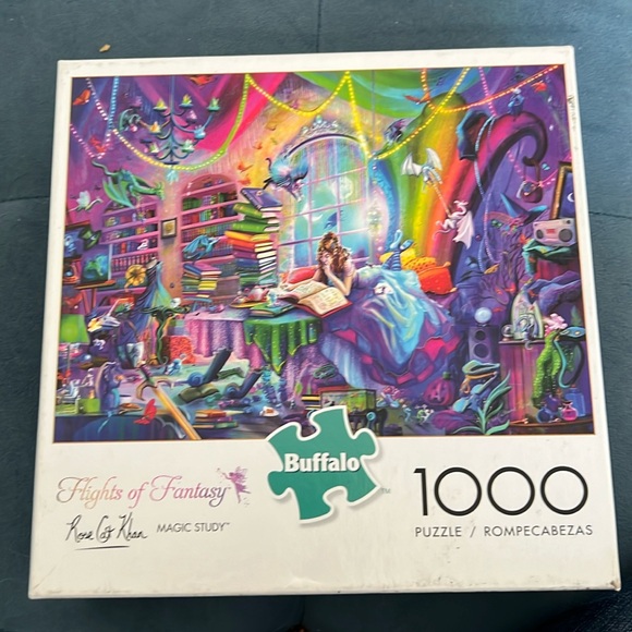 Buffalo David Bitton Other - 🔴3/$25🔴Rose Catherine Khan Flights of Fantasy Jigsaw Puzzle Magic Study